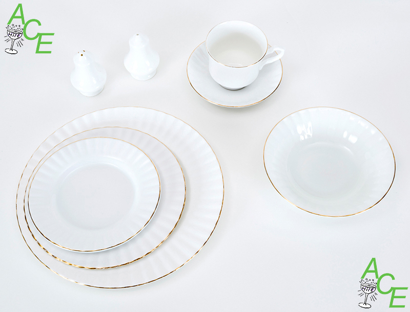  Bone China - Gold-Rimmed - Crockery Hire - Altrincham - Manchester 